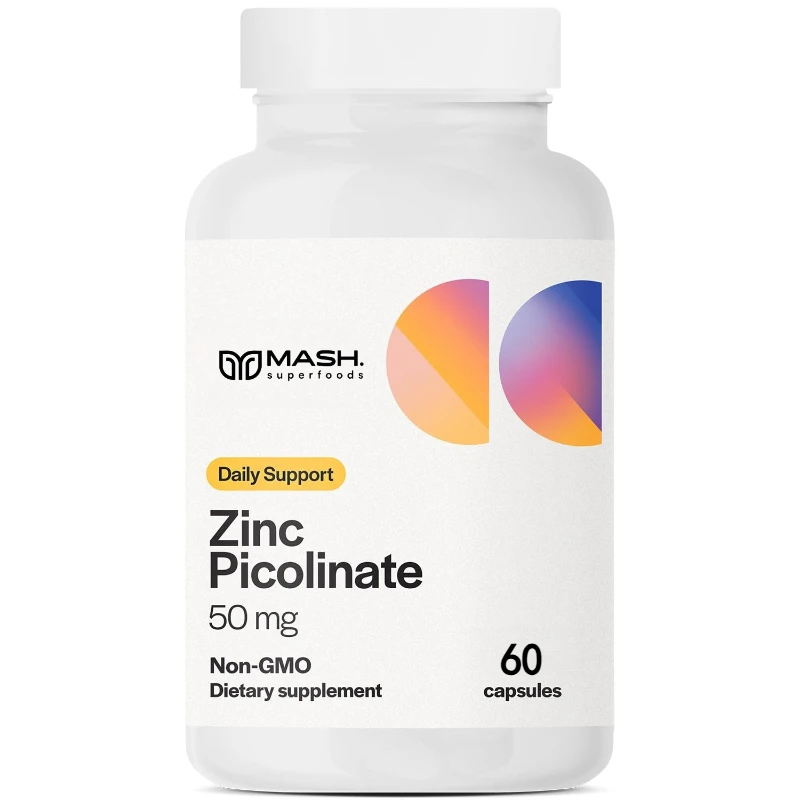 

Premium Zinc Picolinate 100 Mg Per Serving - 120 Capsules - Boosts Immune Support, Sleep & Energy