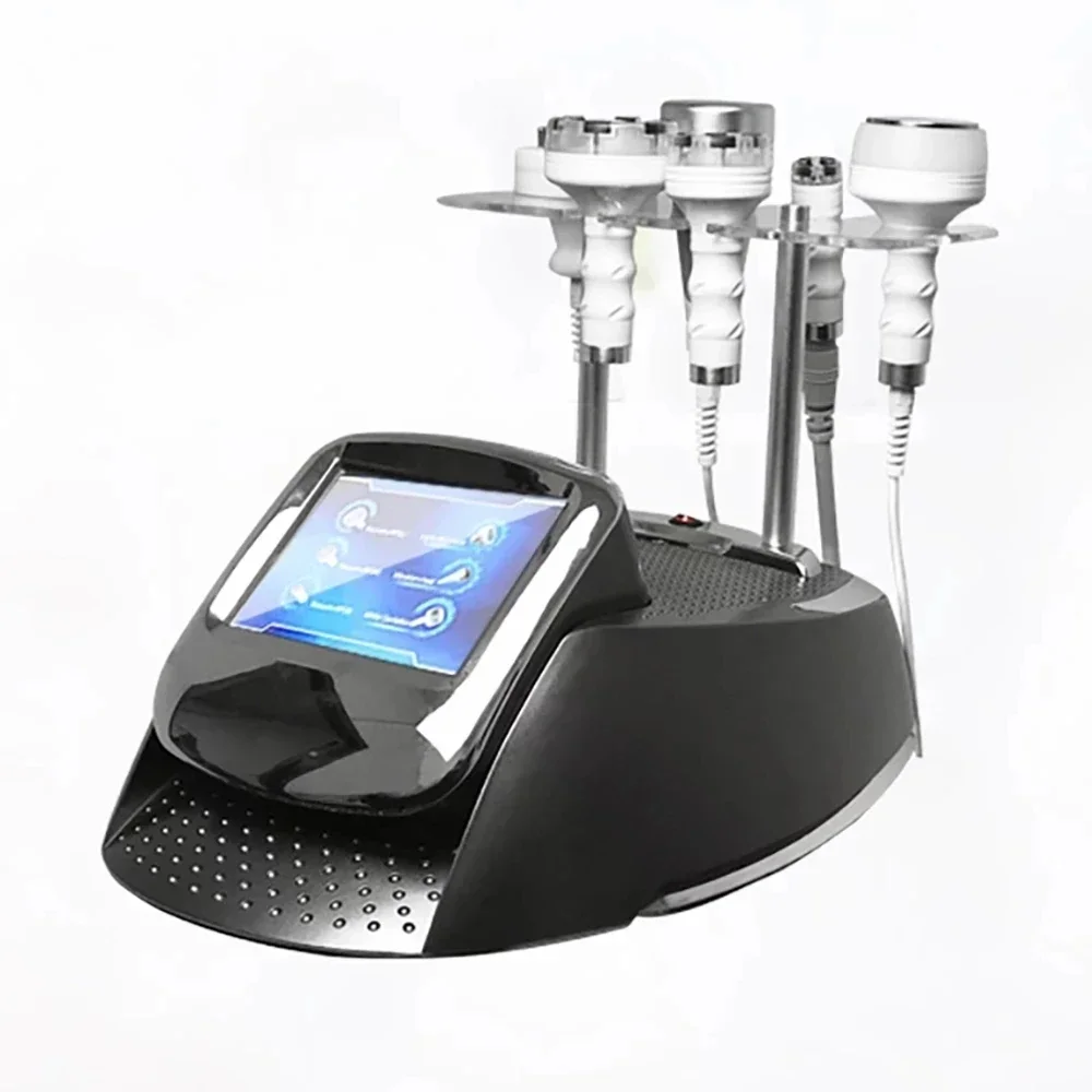 5D 80k Cavitation + RF+Vacuum Body Slimming Fat Burner Health Machine 6 in 1 Ultrasound Massager Weight Loss Beauty Device