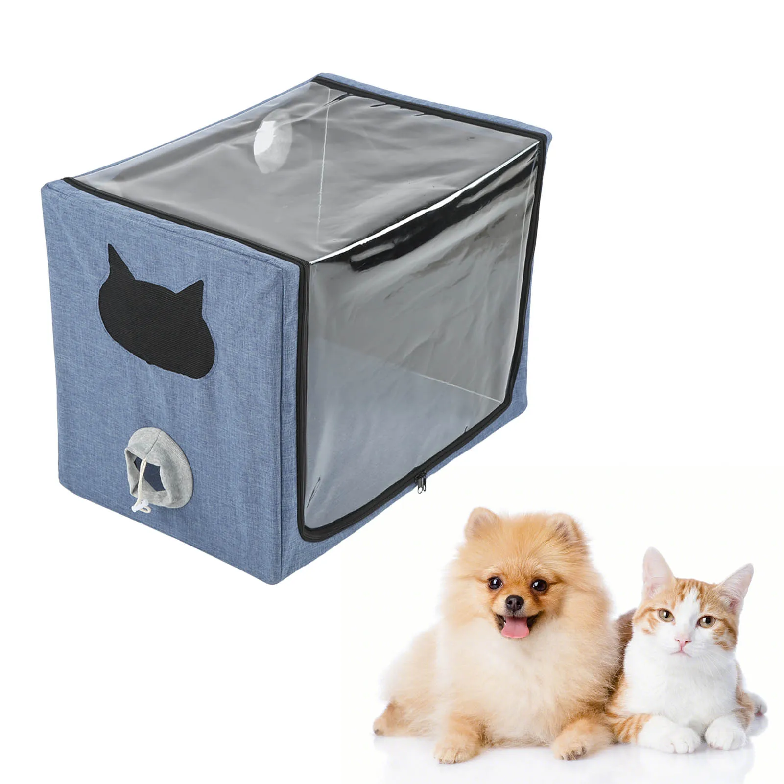 Pet Atomization Box Collapsible Hands Free Portable Pet Atomization Nest For Cat Dog Pets