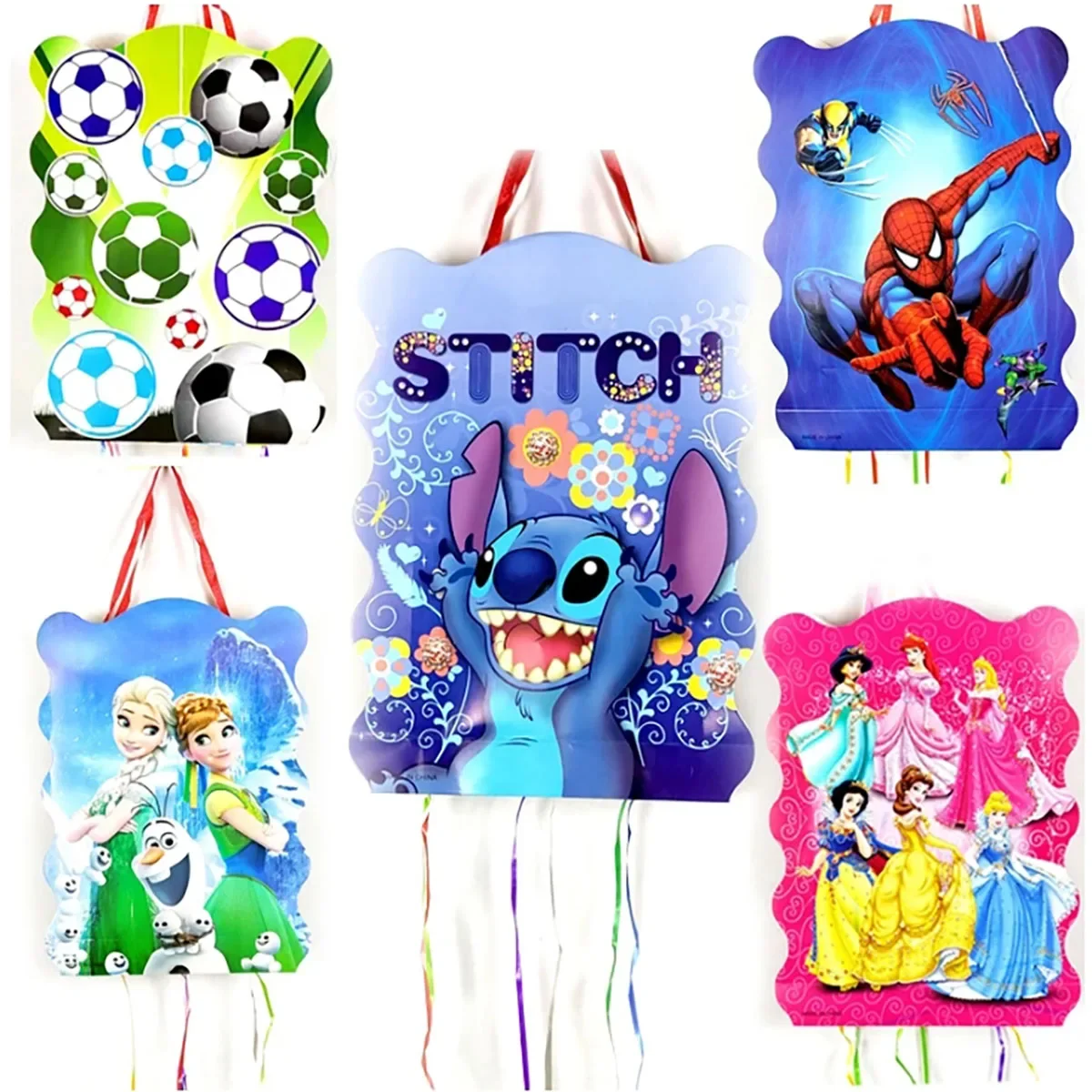 

Disney-Stitch Mermaid Theme Pinata Mickey Mouse Birthday Party Decorative Products DIY Wedding Gift Baby Shower 1Pc Lot