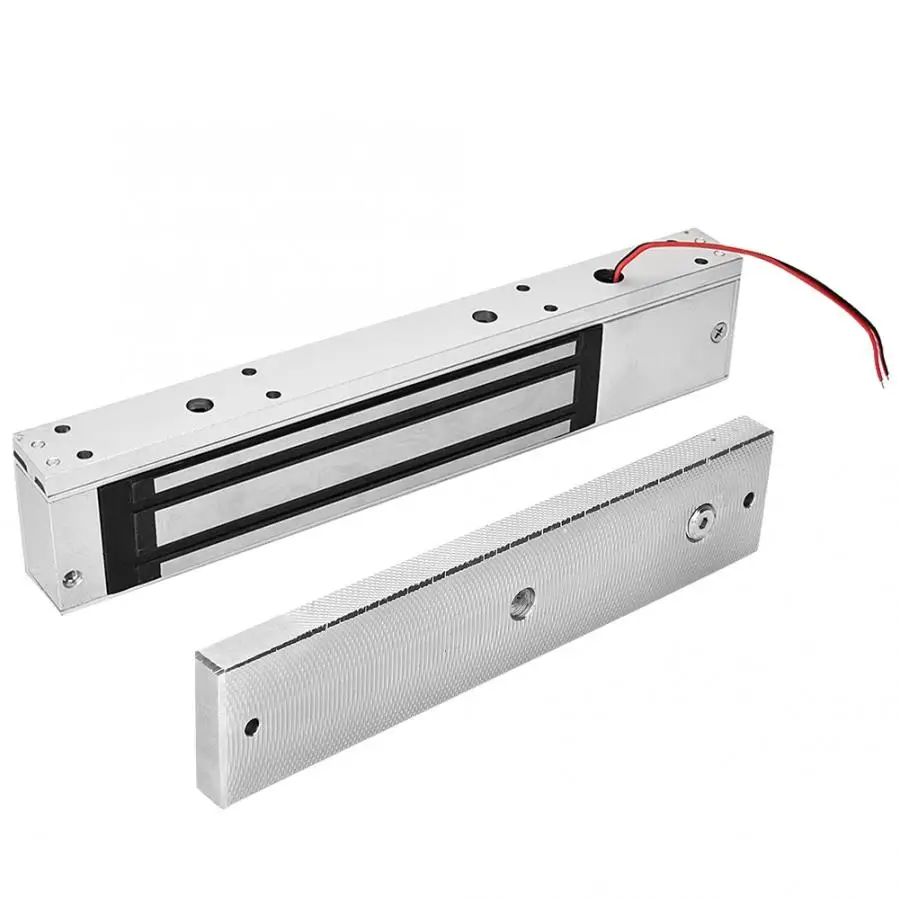 DC 12V 280 kg Electric Magnetic Holding Force Single Door Electromagnetic Lock with LED Light