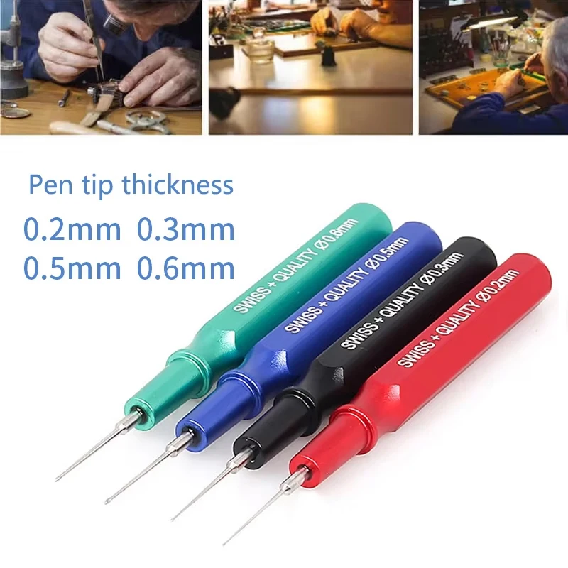 Watch Lubricant Oiler Metal Oil Pin Pen Portable Movement Part Lubricating Repair Maintenance Tool Accessories for Watchmakers