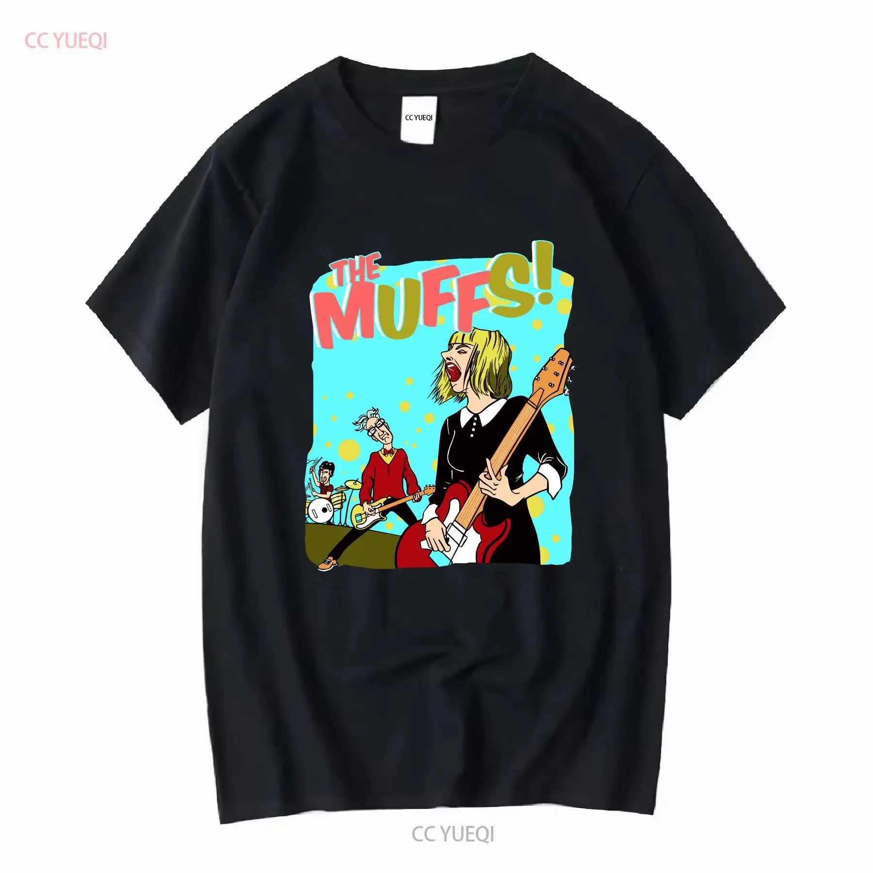 The Muffs Band Gitar T Shirt Cotton All Size S 3XL For Fans vintage Washed Unisex Slightly Versatile fashion streetwear