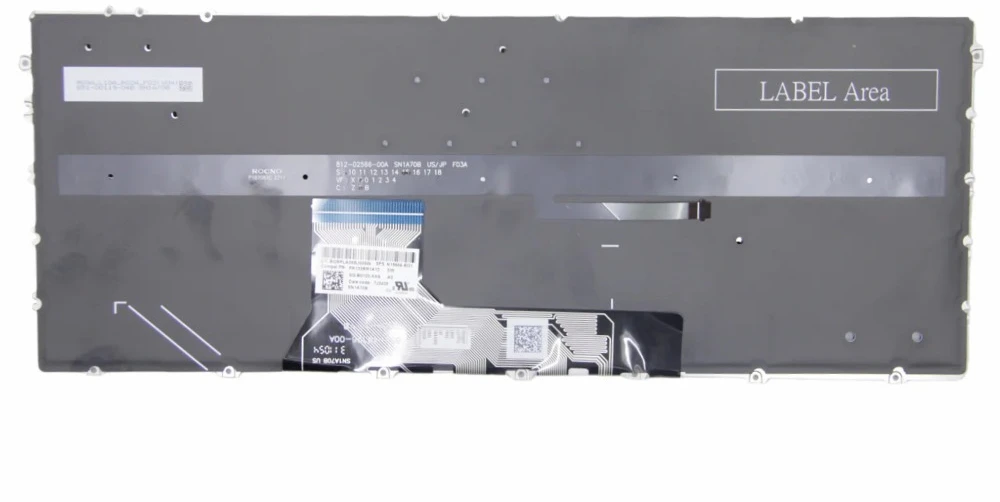 Silver Backlit Keyboard for HP Envy X360 2-in-1 13-BF Laptops  TPN-C161