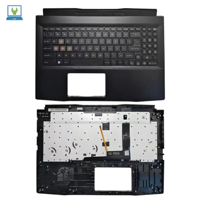 Replacement Upper Case Palmrest New For MSI Katana 15 MS-1585 Series Laptop US Layout