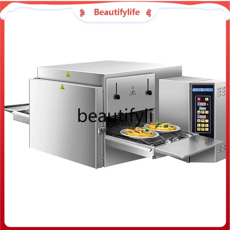 Hot sales  Commercial Chain Oven 304 Stainless Steel Baking Oven Multifunctional Crawler Pizza Electric Oven