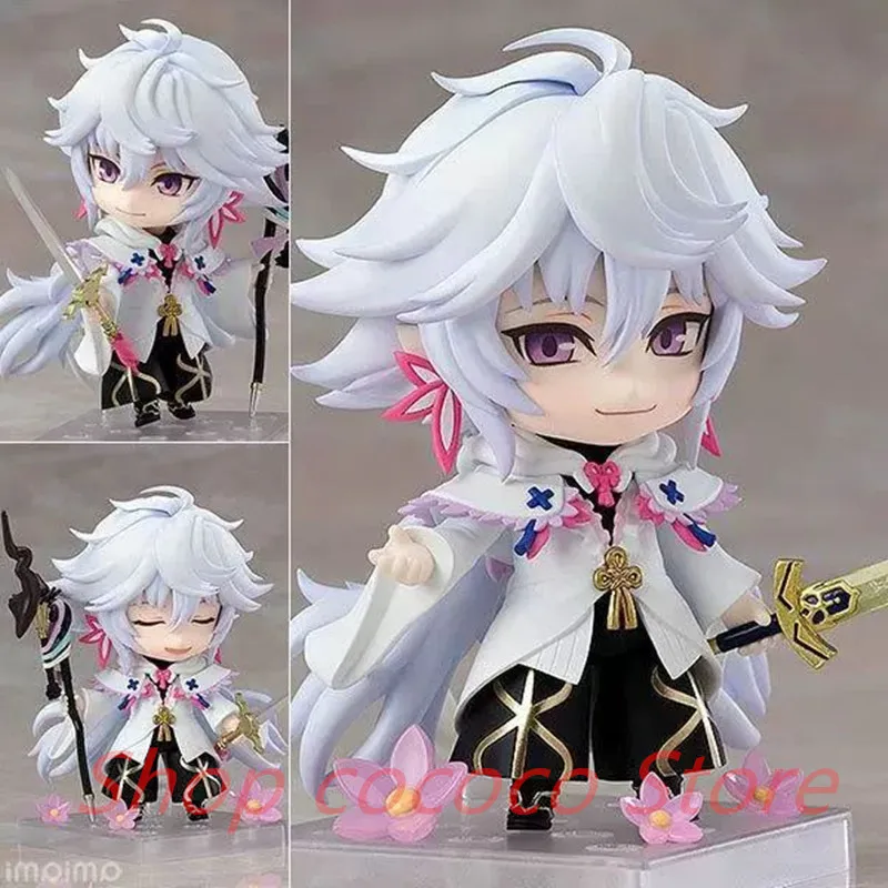 

Фигурки аниме Fate/Grand Order 970-DX Caster Merlin Magus of Flower Ver., 10 см Экшн-фигурки из ПВХ коллекционные куклы в подарок