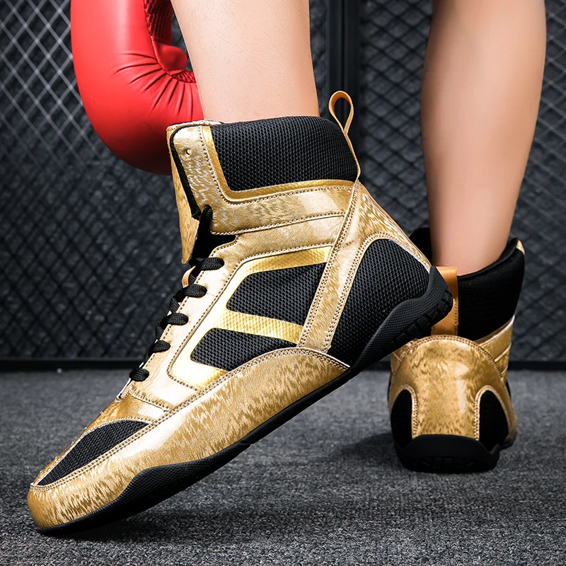 

Men's Breathable Wrestling Trainers Unisex Wrestling & Boxing Shoes Non-Slip Training Trainers Walking & Casual Footwear