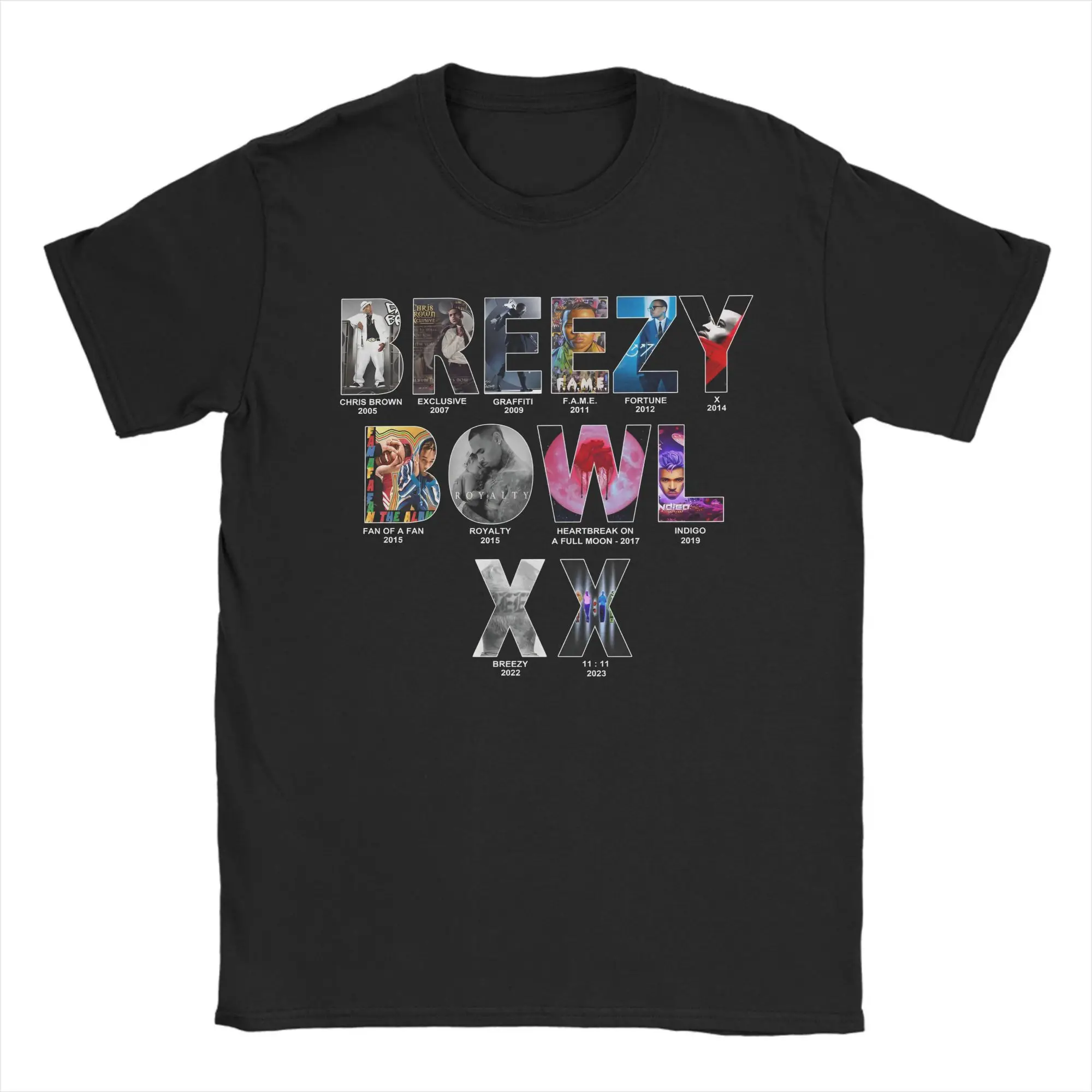 

Couple T Shirt Chris Brown T-Shirts Trending Breezy Bowl XX 2025 Tour Summer Tees Vintage Custom Logo Cotton Tops Gift Idea