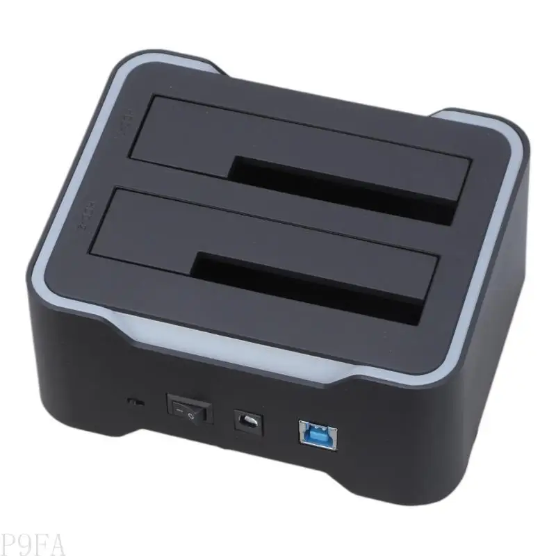 

P9FA Two Bay USB3.0 Hard Drive Docking Station Advanced for 2.5inch 3.5inch Disks