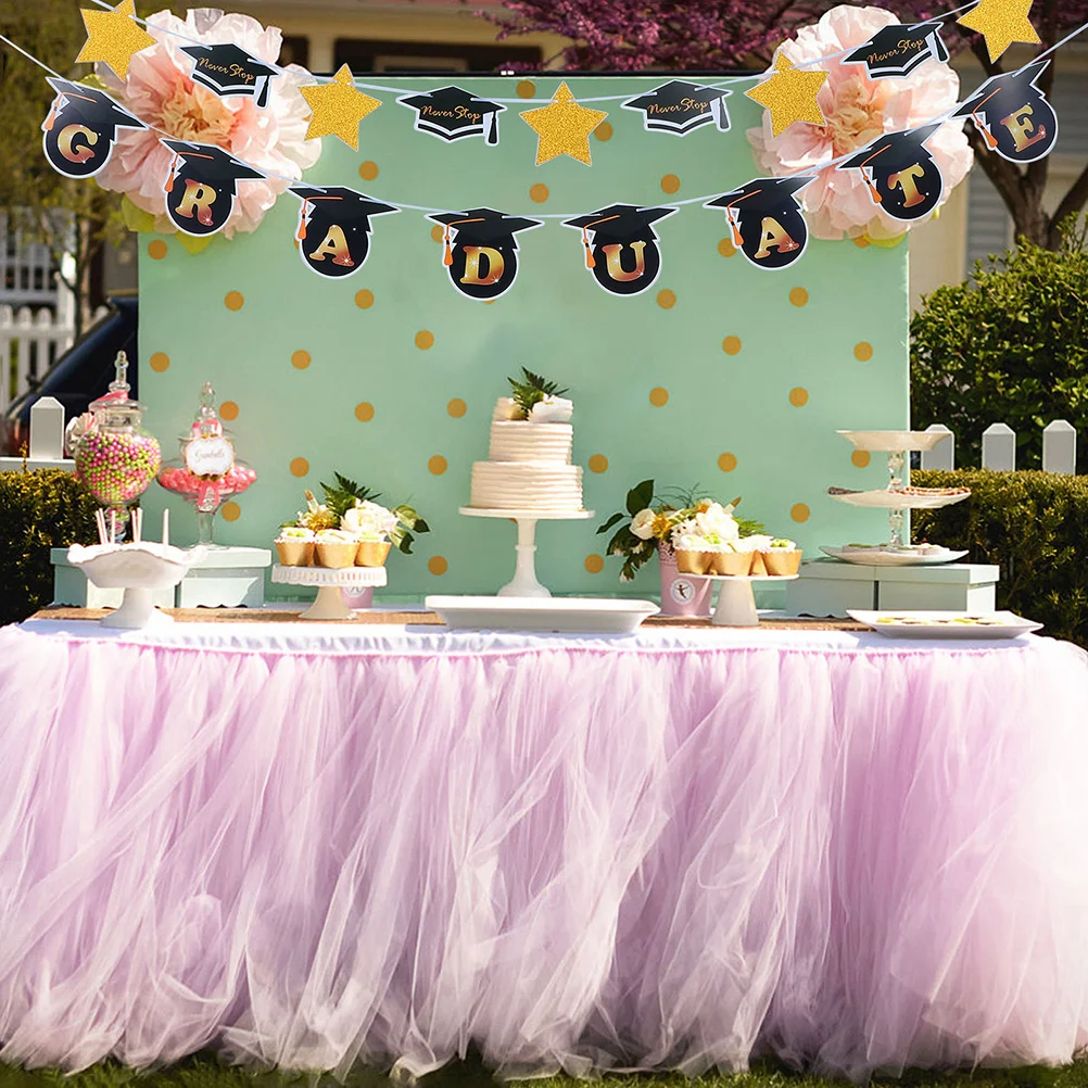 

1Set Graduation Season Balloons Set Premium Latex Party Decorations Graduation Party Supplies Banner Balloons for Photo