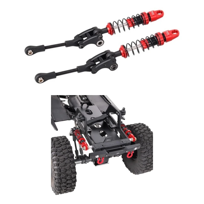 

Shock Suspension kits fit to SCX10PRO Axial SCX10 ii 90046 Chassis xj jeep wrangler rubicon Scale 1/10 RC Crawler Off Road truck