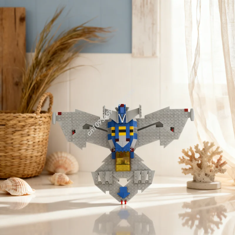 

Набор строительных блоков MOC Space Classic CSA Holes The Wings, 316 деталей, 5 моделей, архитектурная игрушка, рождественский подарок, развивающий конструктор для детей