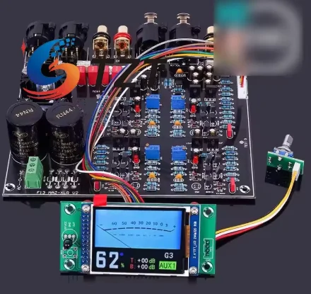 HI-END fully balanced high-end preamp finished board