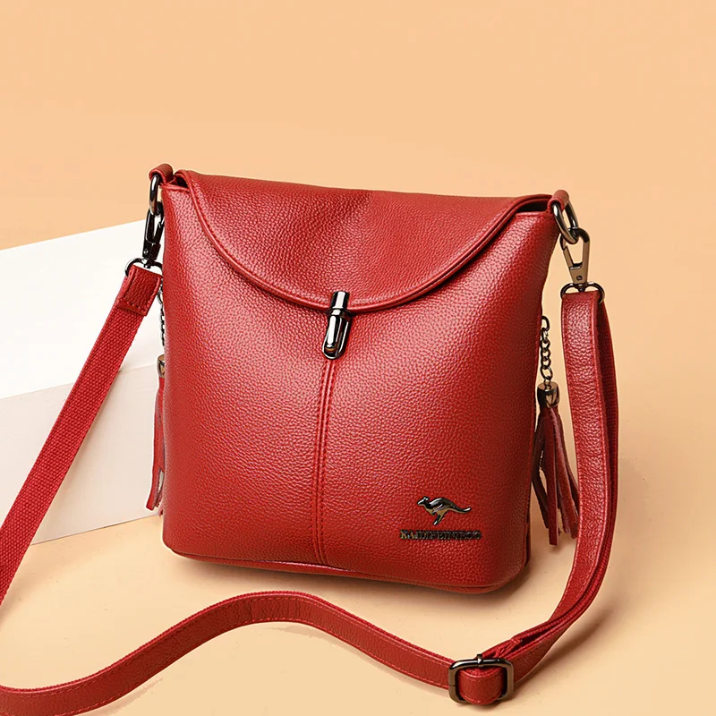 Women Messenger Bags High capacity Females Leather Crossbody Shoulder Bag Handbag Satchel New High Quality Lady bags Designers