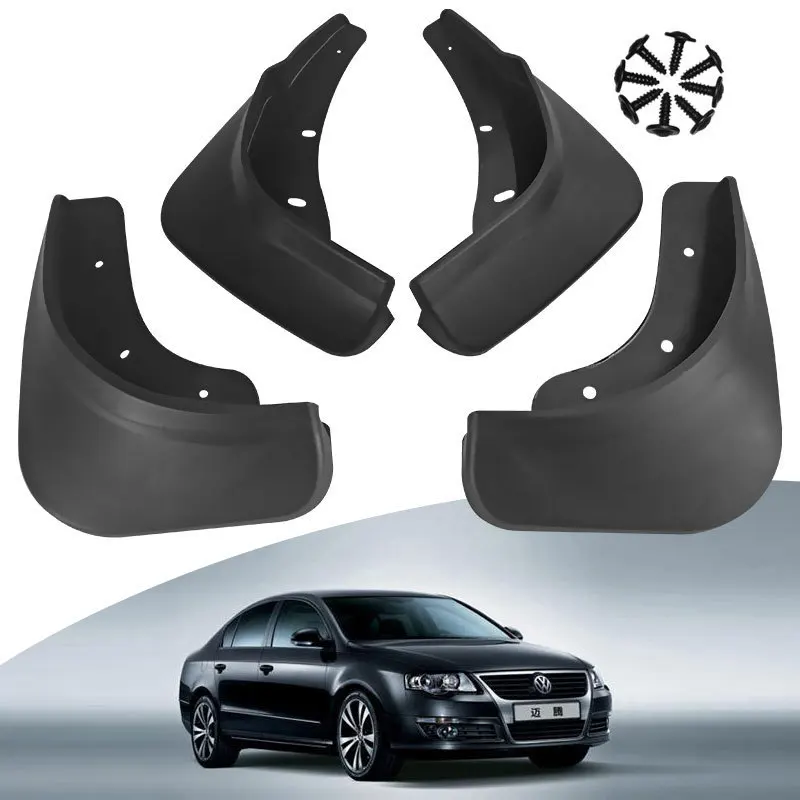 

For 2006-2010 Volkswagen Magotan Front Rear Mud Flaps Mudguards Splash Guards ABS Plastic Accessories