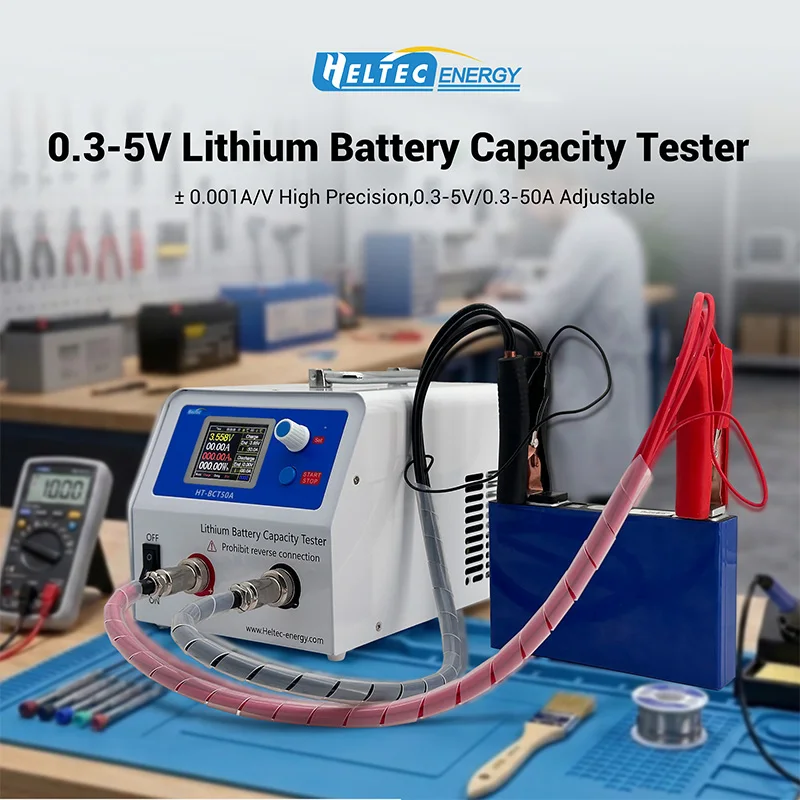 Heltec HT-BCT50A Lithium-Batterie Lade- und Entladetestgerät 5V 50A LiFePO4 Batteriekapazitätstester/Elektrischer Lasttest 250W – Detail 1