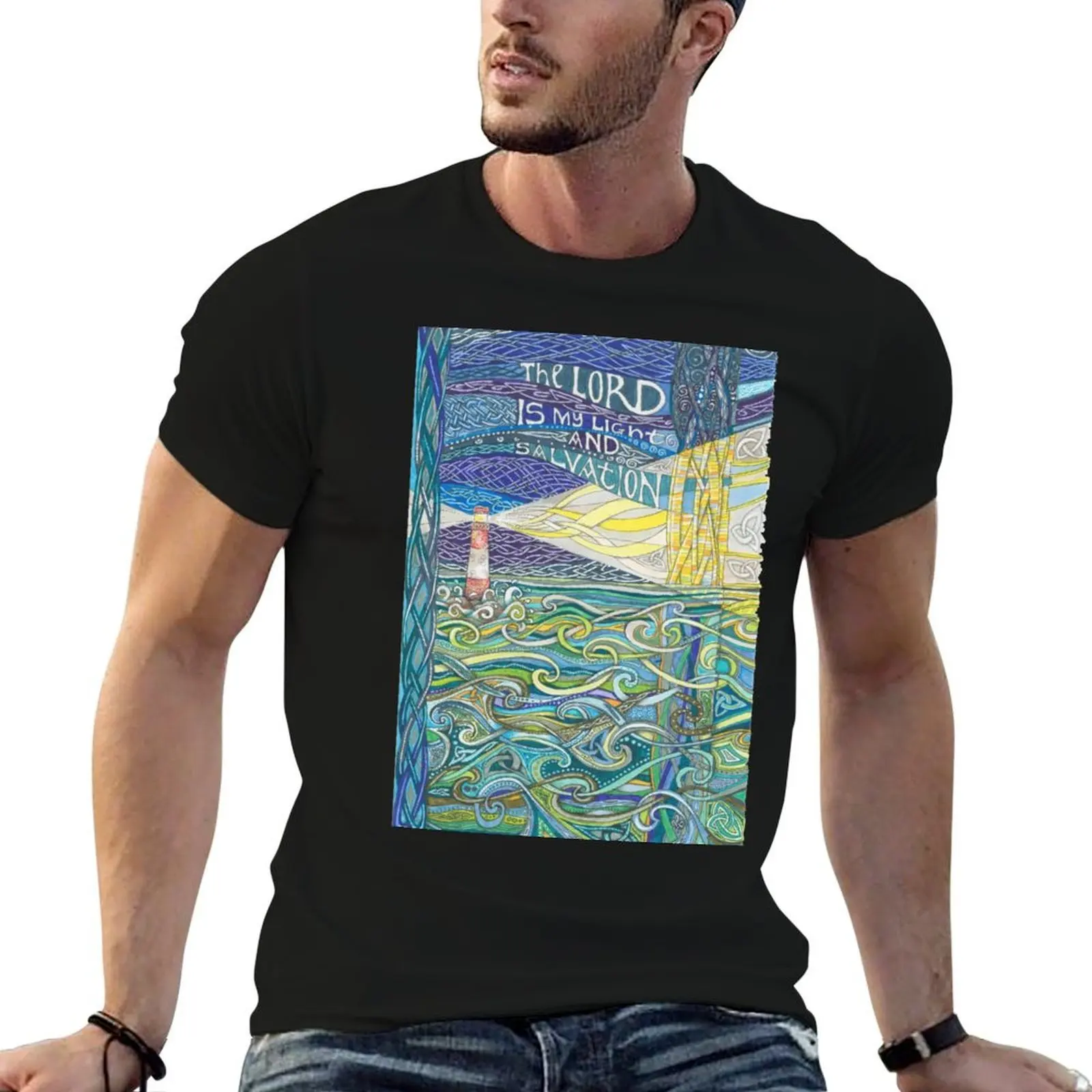 T-shirt Light and Salvation pour l'entraînement physique, respirant