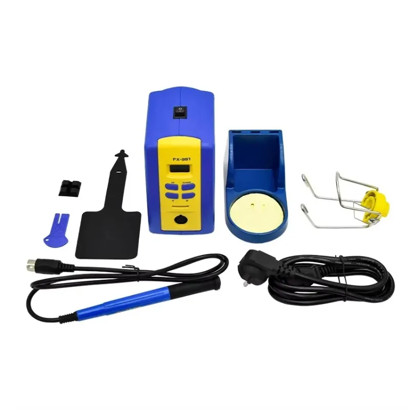 FX-951 Digital Soldering Station, 75W ESD-Safe Lead-Free Soldering Iron with Auto Shutoff