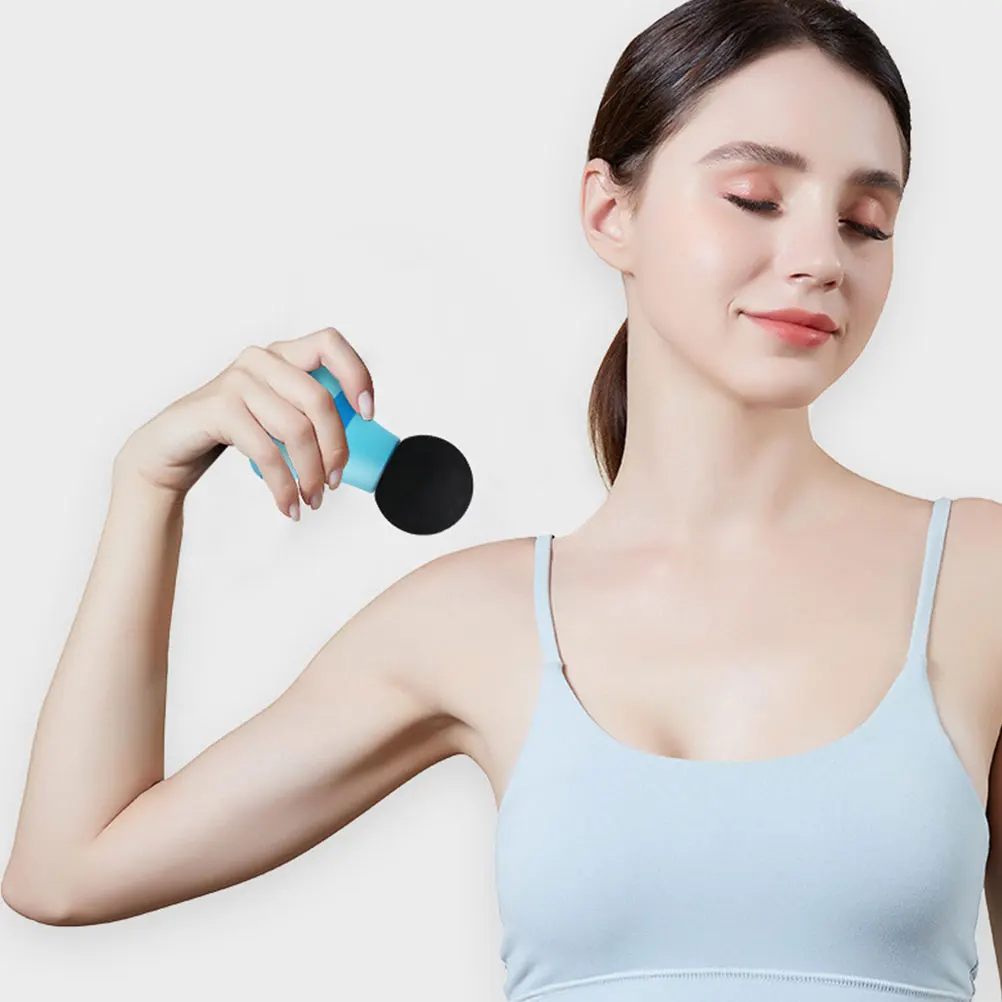 

Muscle Relaxation Massager Electric Body Massaging Tool Small H held Device for Neck Waist Hips Legs Back Feet PP Silicone