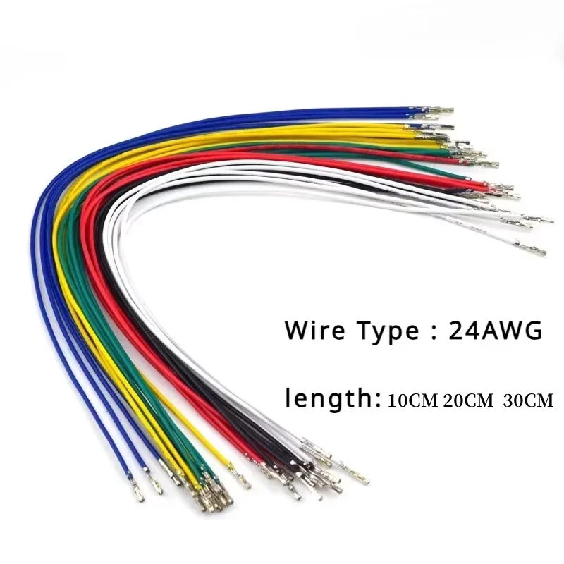 50Pieces/lot Cable Dupont Jumper Wire Dupont 10/30CM Female to Female Jumper Wire 24AWG Double Head Spring Dupont Cable DIY KIT