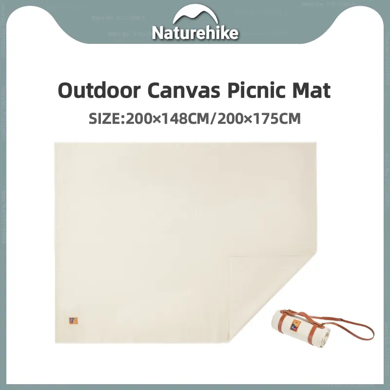 

Naturehike Camping Portable 100% Cotton Waterproof Canvas Picnic Mat Beach Foldable Blanket Outdoor Tour Ultralight Outing Mat