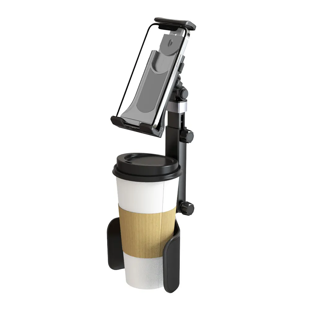 

Car Cup Phone Tablet Holder Expander with Cell Phone Mount 360 Rotation Smartphone Auto Interior Accessories