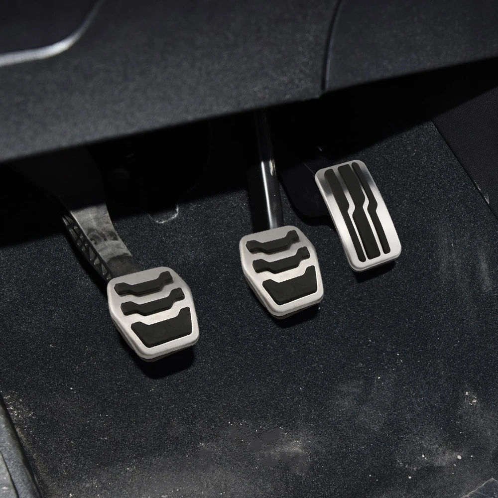 Edelstahl-Pedalabdeckungen für Ford Focus 2 3 4 MK2 MK3 MK4 RS ST 2005-2020 Kuga Escape 2009-2020 LHD Pedalauflagen Teile – Detail 3