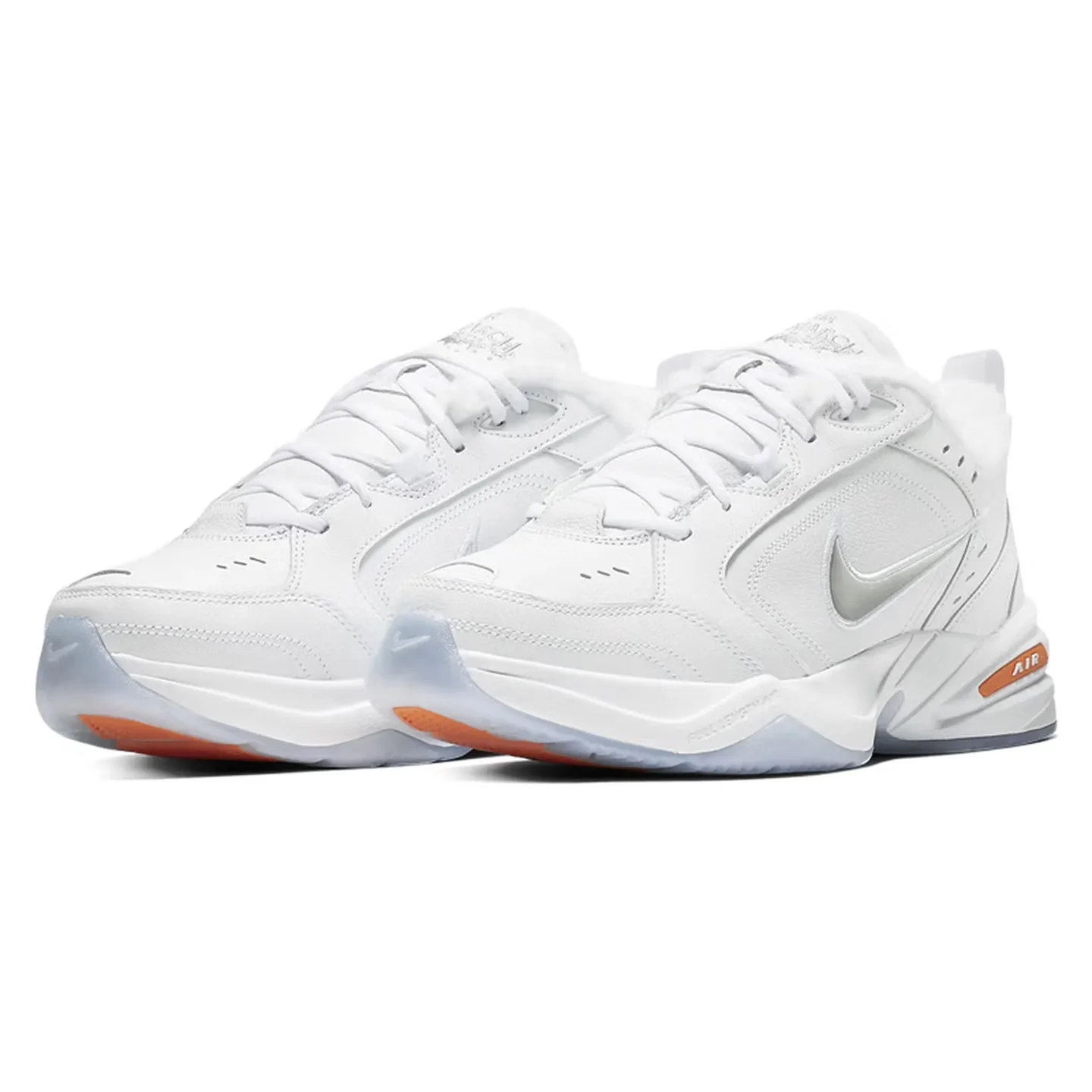 Nike Air Monarch 4 Snow Day Cowhide Leather Casual Cushioned, Slip-Resistant, Durable Low-Top Dad Shoes Unisex Style AV6676-100