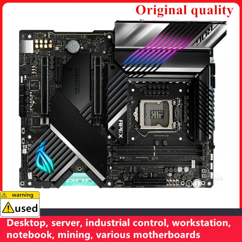 For ROG MAXIMUS XIII APEX Motherboards LGA 1200 DDR4 128GB For Intel Z590 Desktop Mainboard M.2 NVME SATA III USB3.0