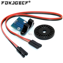 HC-020K Double Speed Measuring Sensor Module with Photoelectric Encoders Kit top For arduino