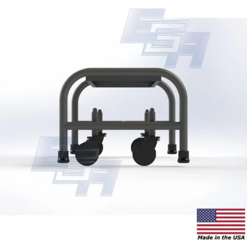 Zweistufige Rollhockerleiter, Modell B2020SU, 20-Zoll-Top-Tufe, OSHA-zugelassen, amerikanisch gefertigt, 2-stufig, 16-Zoll breit perforierter Tr
