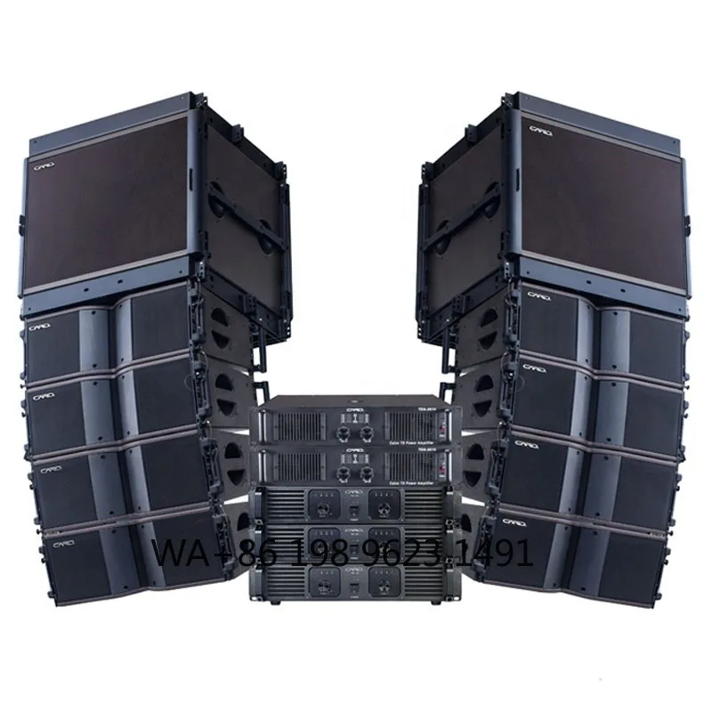 8 Inch 100W 200W 600W Professional Line Array Speaker Stage Live Indoor Outdoor Audio Sound Performance Equipment
