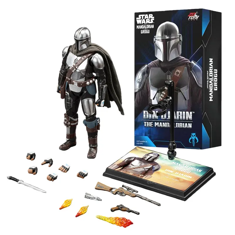 

ZD Toys 1:10 Star Wars: The Mandalorian & Grogu Figure Darth Vader Luke Skywalker Stormtrooper Grogu Mandalorians Action Figures
