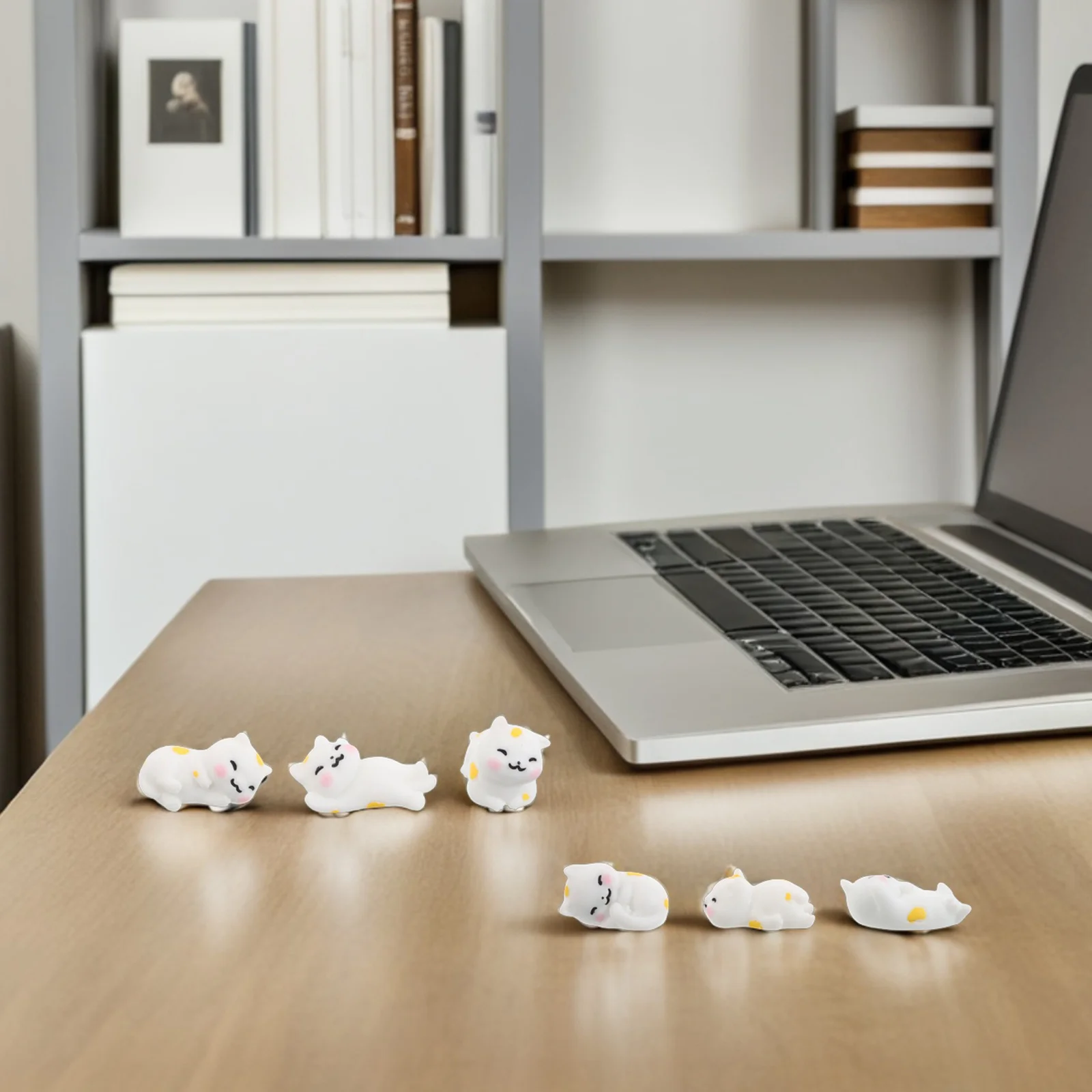 

12Pcs Tiny Resin Cat Figurines Delightful Presence in Any Room Versatile Use for Shelves Desks Living Rooms DIY Fairy Garden