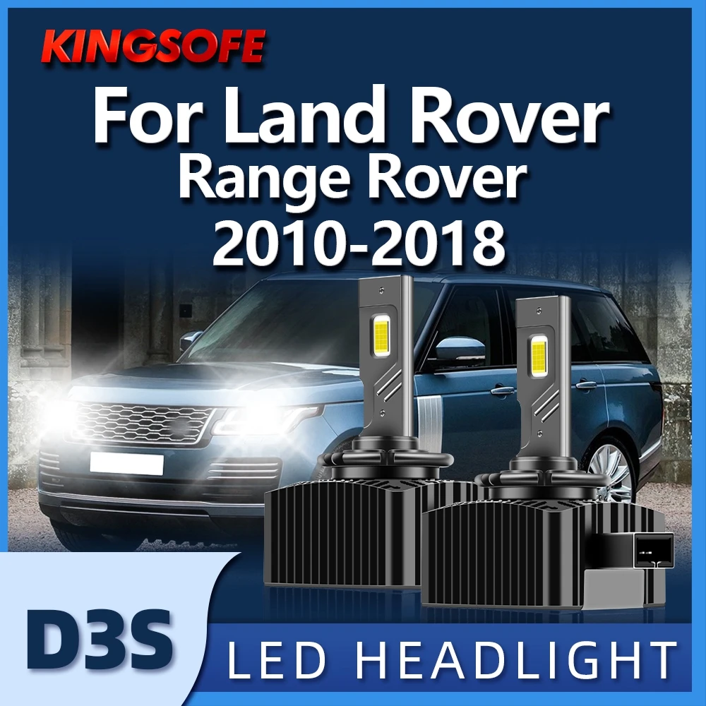 

LED D3S Car Headlight Bulbs White Super Bright Headlamp For Land Rover Range Rover 2010 2011 2012 2013 2014 2015 2016 2017 2018