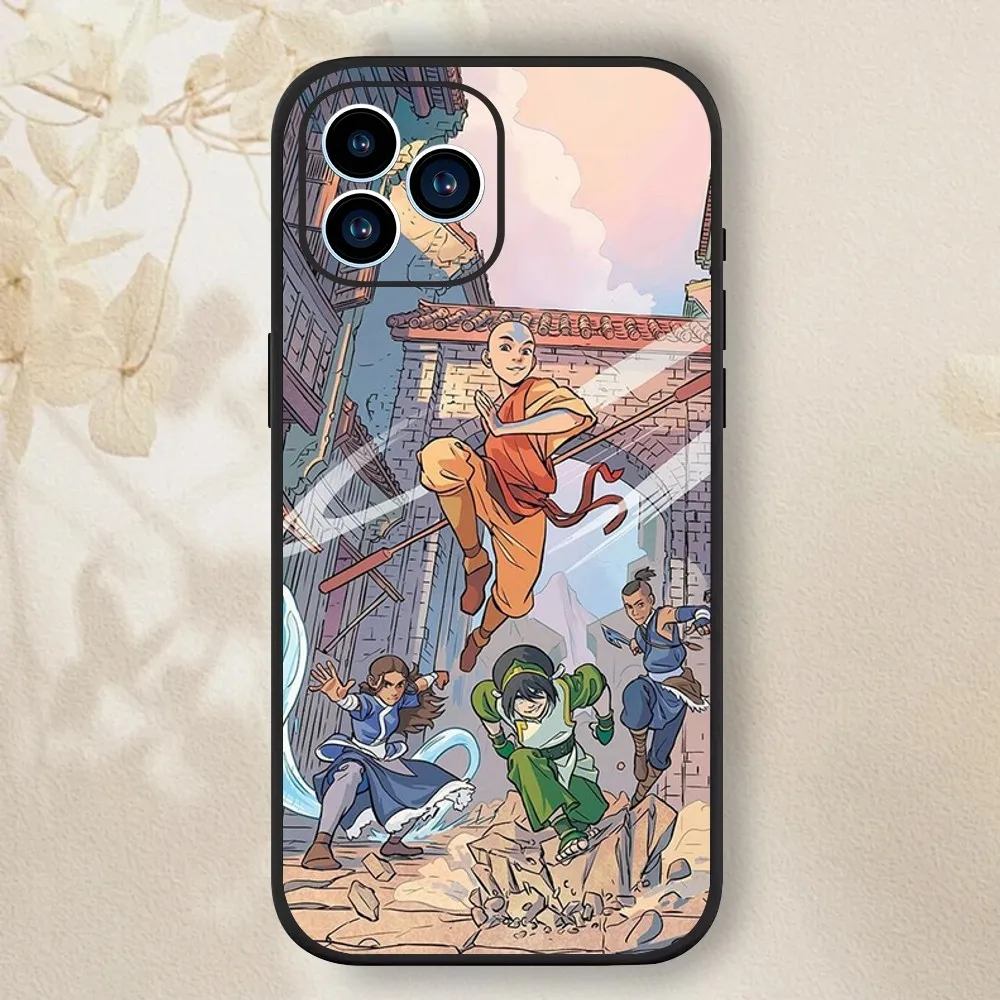 Avatar The Last Airbender Aang Phone Case For Samsung Galaxy A51 A71 A41 A21S A11 A03S A12 A32 A52 5G Black Case