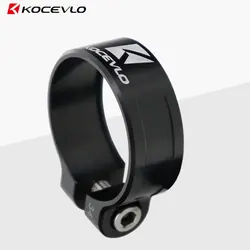 Kocevlo Aluminum Alloy Bicycle Seatpost Clamp 31.8/34.9mm Seat Tube Clamp MTB Bike Seat Tube Clip Bike Parts Bike Saddle Seat Cl