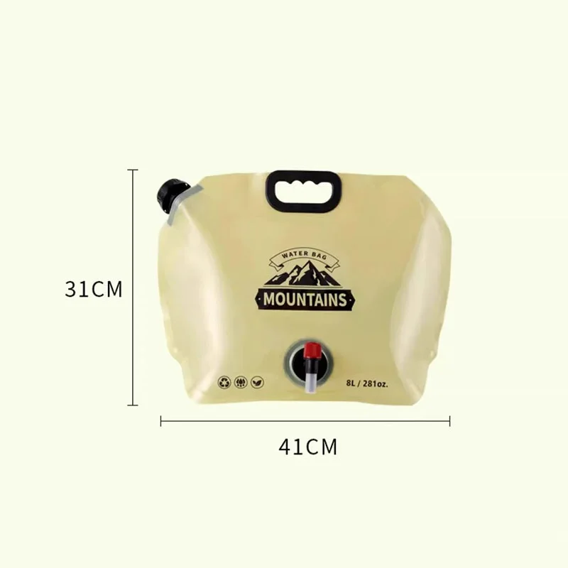8L حاوية المياه القابلة للطي كيس الماء للطي علبة زجاجة للطي دلو الماء YYSD04 #2