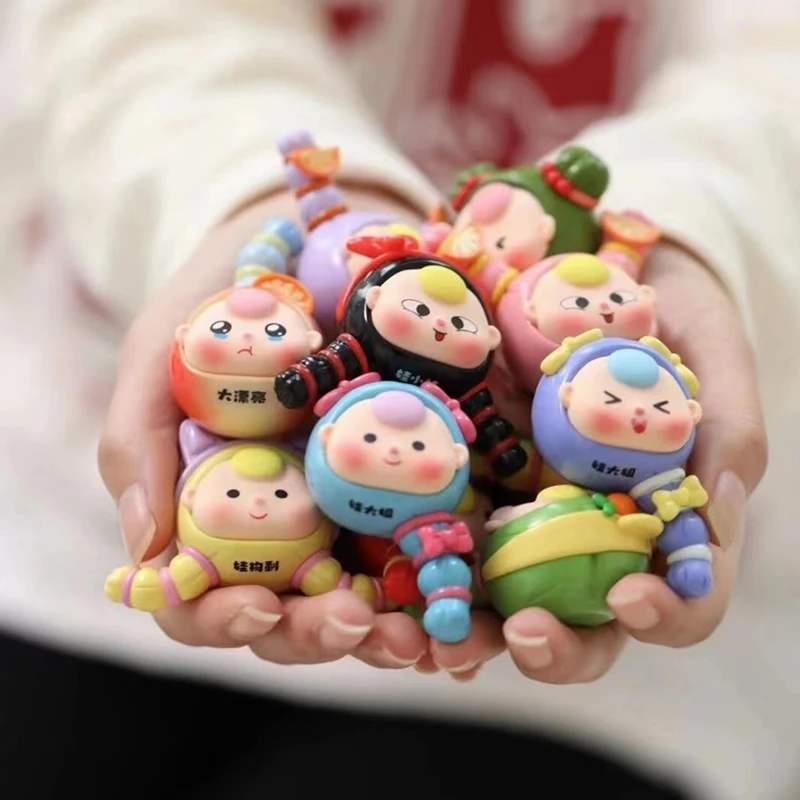 

1pcs Cute Cartoon PVC Action Figures Doll Fridge Magnets Blind Box Toys Mysterious box Kawaii Home Decor Magnetic Stickers Gifts