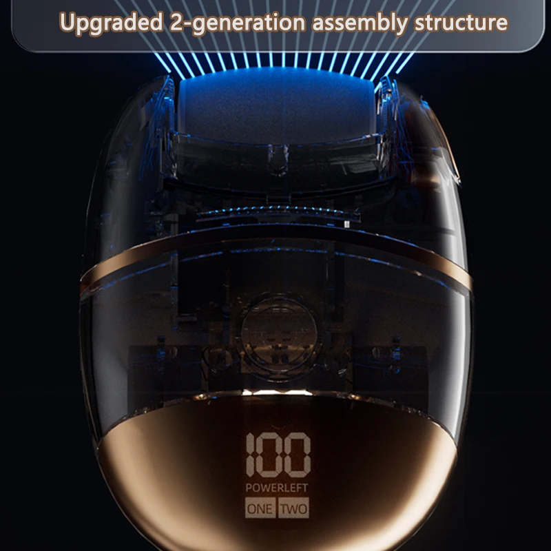 1 ملمع قدم كهربائي بشاشة رقمية قابلة لإعادة الشحن، رأس تلميع قابل للاستبدال، يستخدم لتلميع الجلد السميك، شحن USB