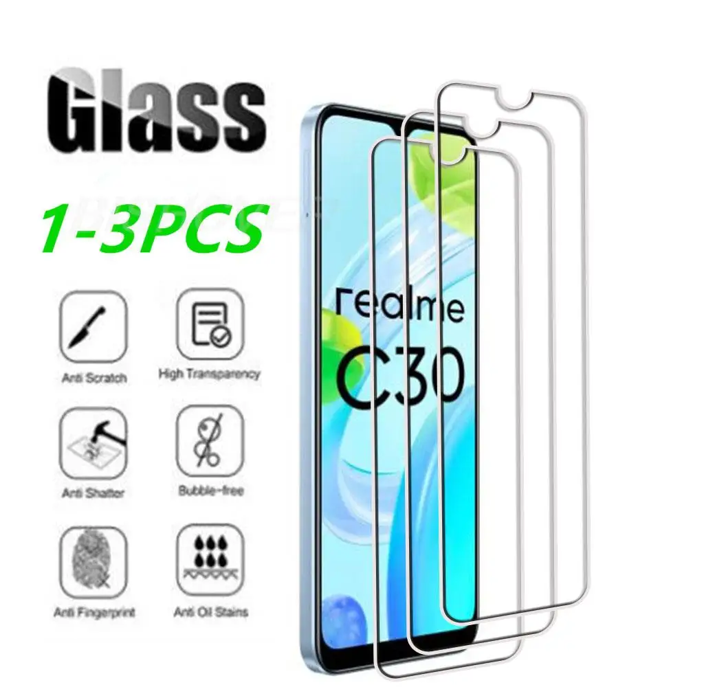 Gehärtetes Glas Schutzfolie für Realme C30 Narzo 50i Prime RMX3581 RMX3506 Displayschutzfolie Smartphone Cover Film