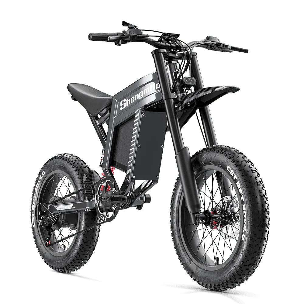 

Electric Bicycle 1500W Shengmilo S900 e bike 60V 30AH Battery Mountain Electric Bike 20 inch Fat Tire Ebike Electric Dirt Bike
