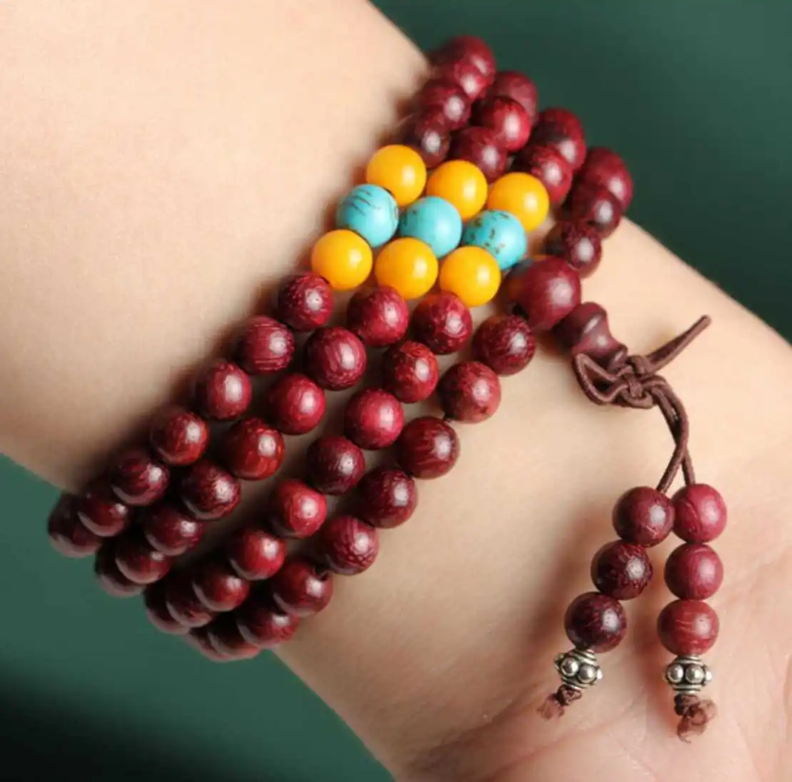 8mm108 violet rosewood bead men bracelet Charm Chain Women Wear Gift Teens Ethnic Prayer