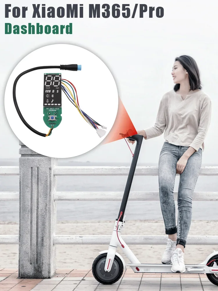 Armaturenbrett für Xiaomi M365 Pro Kickscooter Elektroroller Display-Panel Messgerät Armaturenbrett Bluetooth BT Leiterplatte Ersatzteile