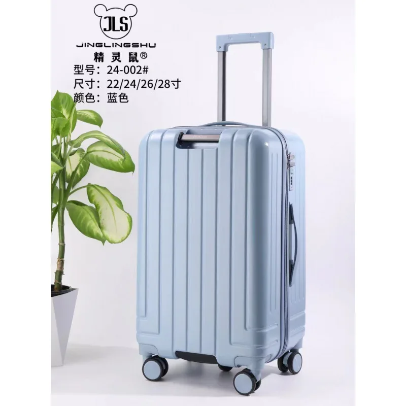 

Luggage USB Rolling Luggage Privacy Protection Suitcase Sturdy Password Trolley Case 5 Wheels Large Capacity Travel Suitcase