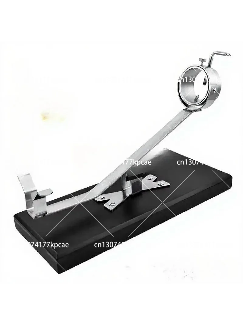 Solid wood lacquered ham rack All stainless steel 304 accessories can be adjusted for height and multi-angle cutting
