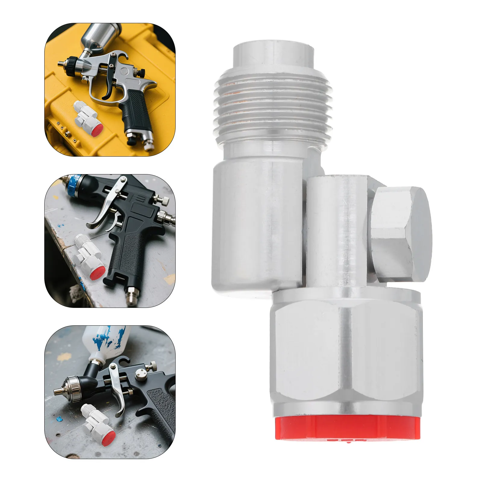 

Прочный металлический поворотный адаптер для безвоздушных распылителей краски, повышающий гибкость и эффективность при покрасочных работах