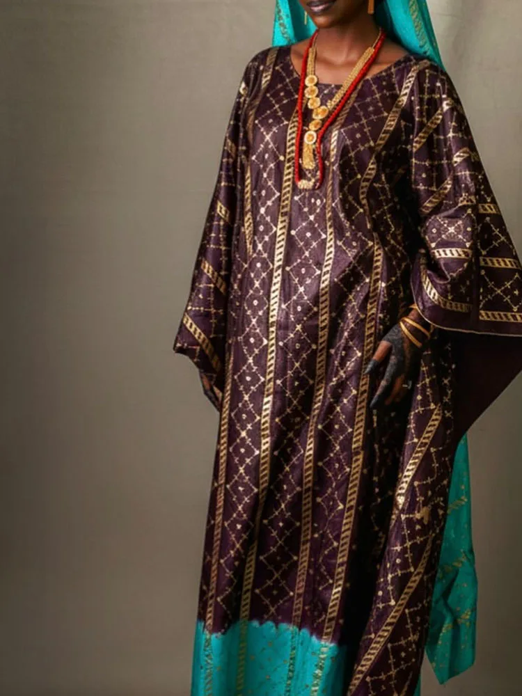 

African Style Printed Dress: Ball Birthday Classic Elegance New Custom Plus Size All Season Wear