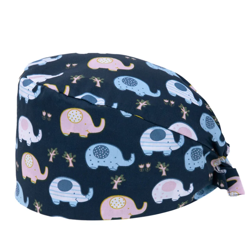 Tooth Dentist Scrub Caps Dental Printing Scrubs Hat for women surgicals hat women's and men operating room hat medical annex